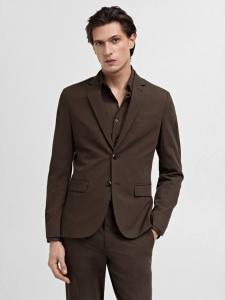 Пиджак Paris Super Slim Fit Mango, Brown