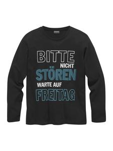 Рубашка с длинным рукавом Kidsworld, черный