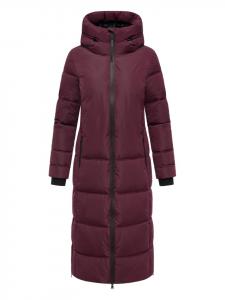 Стеганое пальто Honiaa XVI в цвете Винный Marikoo