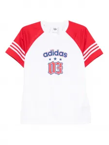 Футболка с логотипом Adidas, белый