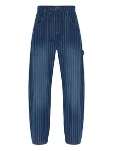 Брюки в тонкую полоску MUNTHE, синий