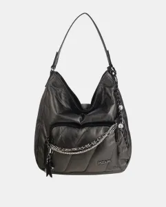 Сумка-хобо из нейлона на молнии Kbas, серый