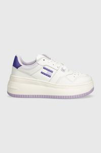 Кроссовки TJW RETRO BASKET FLATFORM ESS Tommy Jeans, фиолетовый