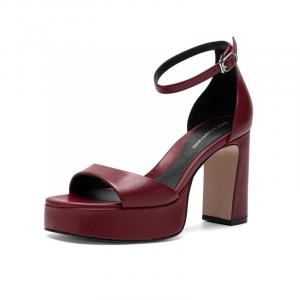 Женские сандалии на одной брезке JOOC, цвет Анкора Ред