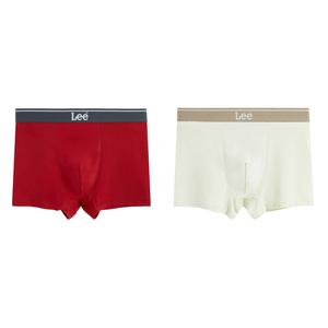 Мужские трусы 3 штуки, подарочный набор Lee, 2 Pack (Red+Greige)