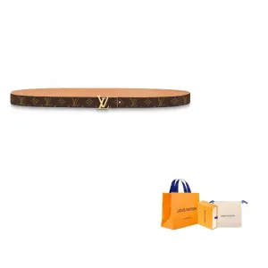 LOUIS VUITTON Ремень Lv Iconic 20MM, Brown