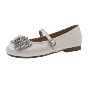 Туфли Mary Jane Shoes Women's Box Dawei's house, Ecru