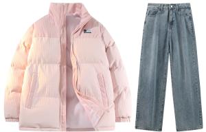 Повседневная спортивная одежда Unisex A.X.S.K, clothing set (розовый top+medium синий pants)