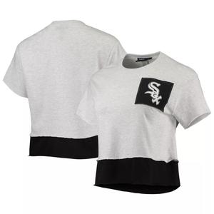 Женская укороченная футболка Refried Apparel Heathered Grey Chicago White Sox