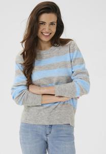 Джемпер Kaffe STRIPED, Light Grey Mel Blue Melange/Grey