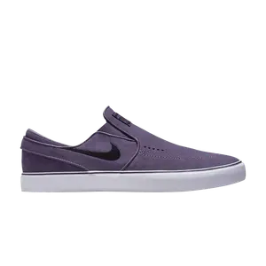 Шлепанцы Nike Zoom Stefan Janoski+ Slip SB Dark Raisin, фиолетовый