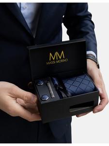 Галстук Massi Morino , темно-синий