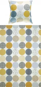 Постельное белье охра-серебро-белый 1x 155x220 см + 1x 80x80 см Erwin Müller