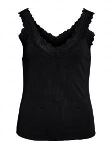 VILA Топ 'VISia' в черном цвете