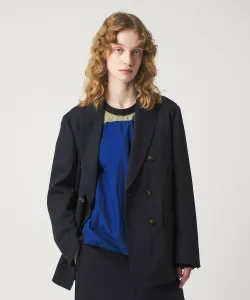 Жакет с заостренными лацканами 6(Roku), цвет Navy