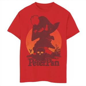 Футболка с изображением силуэта Капитана Крюка Disney's «Питер Пэн» для мальчиков 8–20 лет Licensed Character