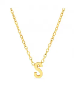 Ожерелье с подвеской в виде инициала золотистого тона Kensie, s