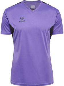 Футболка Hummel S/S Hmlauthentic Pl Jersey S/S, цвет DAHLIA PURPLE/ASPHALT