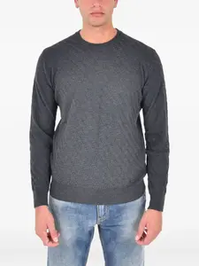 Топ с круглым вырезом Low Brand, серый