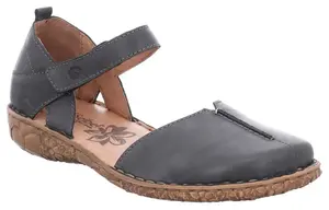 Балетки с ремешками Josef Seibel "ROSALIE 42", сандалии, туфли с ремешком, удобная обувь с застежкой-липучкой, черный