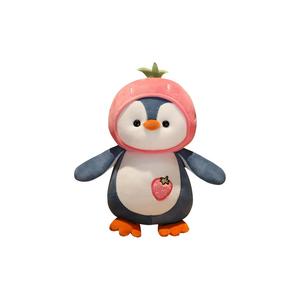 Плюшевые куклы милые фруктовые пингвины высота 25см/40см YIHEGE, Strawberry Style Penguin