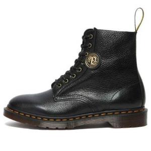 Мужские ботинки Dr. Martens 1460 Pascal до щиколотки из зернистой кожи, черный