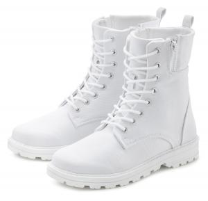 Ботинки LASCANA Schnürstiefelette, белый