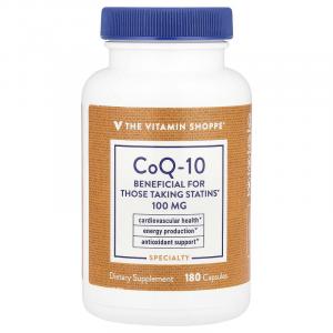 The Vitamin Shoppe, CoQ-10, 100 мг, 180 капсул