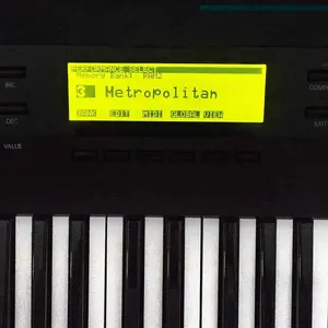 ЖК-дисплей желтого цвета с кабельным комплектом для Korg i2, i3 Synth-Parts