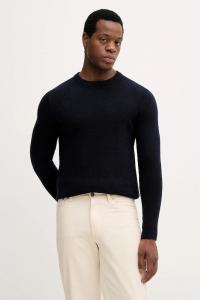 Свитер из смесовой шерсти Lindbergh, темно-синий