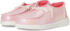 Лоферы Hey Dude Kids Wendy Dazzling, цвет Sparkle Pink
