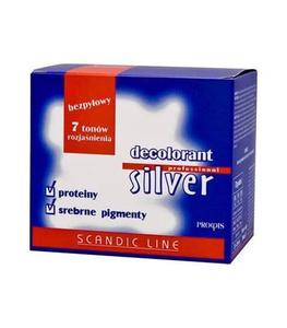 Осветлитель для волос без пыли Silver, 500 г Scandic