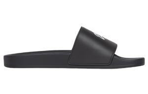 Шлепанцы женские Balenciaga с логотипом, черный