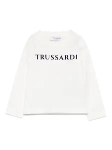 Футболка с логотипом TRUSSARDI JUNIOR, белый