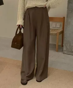 Широкие брюки aimoha -select-/Tuck design Aimoha - Select -, цвет Beige