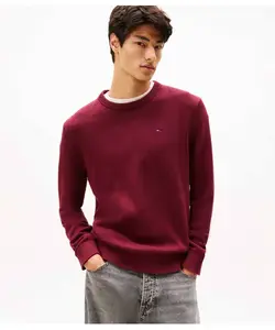 Свитер Slim fit Tommy Jeans, красный