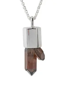 Колье с кварцем Parts of Four, серебяный