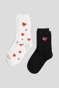 Набор из 2 пар носков k/heart Karl Lagerfeld, бежевый