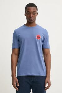 Хлопковая футболка Hugo, синий