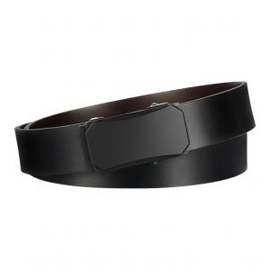 Ремень из сплит-кожи Alloy Unisex 3,3 см WARRIOR, черный