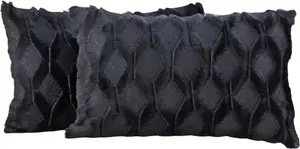 Декоративная наволочка из плюша, короткого шерстяного бархата, стиль R, искусственный мех, наволочка для дивана, спальня, 2 шт., 45,7 x 45,7 см, бежевый JedBesetzt