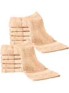 Redbest  Набор из 12 махровых мыльных полотенец Chicago, абрикосового цвета