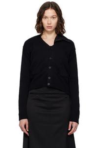 Шерстяной кардиган Mm6 Maison Margiela, черный
