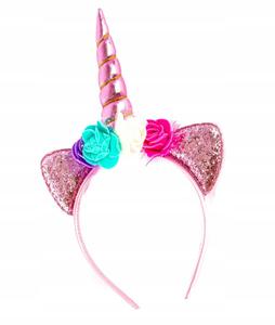 ОБОДКА ДЛЯ ВОЛОС РОЗОВЫЙ ЕДИНОРОГ КАРНАВАЛЬНЫЙ Inna Marka