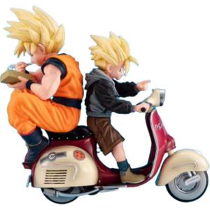 Фигурки Dragon Ball, Super Saiyan, Sun Wukong, Son Gohan, Biker, 16 см MegaHouse