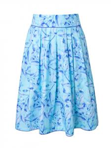 Юбка до колена Ulla Popken, цвет royalblau