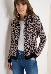 Толстовка Cecil Zip-up sweatshirt, Beige