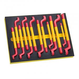 Набор ключей STANLEY, 13 предметов, изолированные VDE, набор держателей инструментов, 8–24 мм STMT77890-23