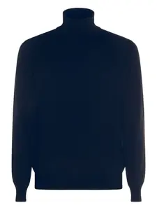Свитер с воротником-стойкой Altea, синий