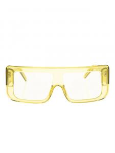 Солнцезащитные очки Rick Owens в прямоугольной оправе, желтый